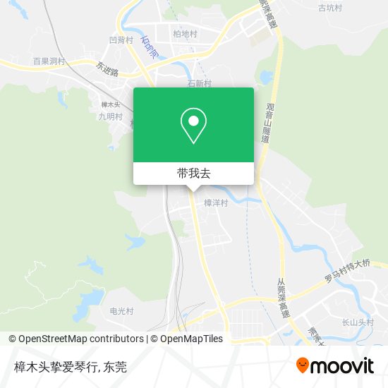 樟木头挚爱琴行地图