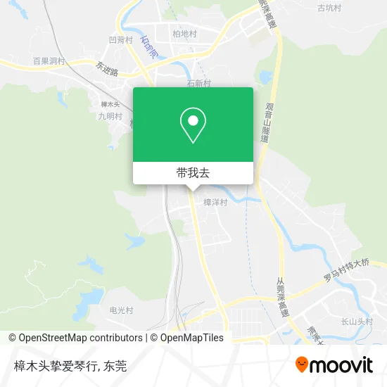 樟木头挚爱琴行地图