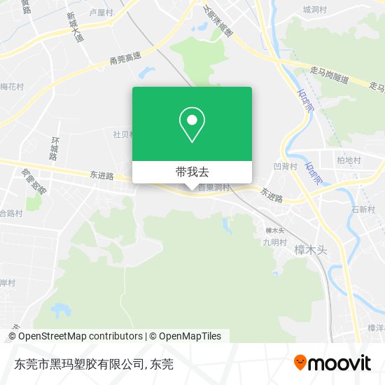 东莞市黑玛塑胶有限公司地图