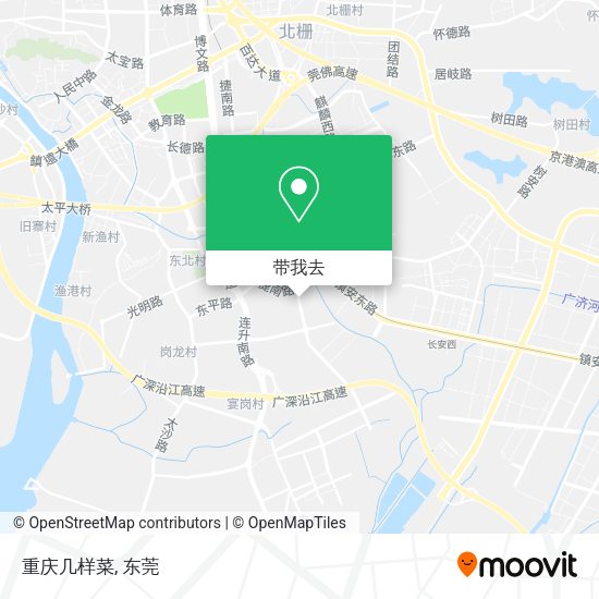 重庆几样菜地图