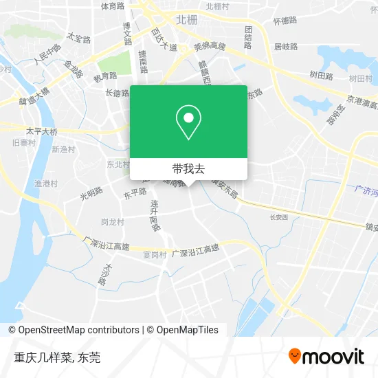重庆几样菜地图