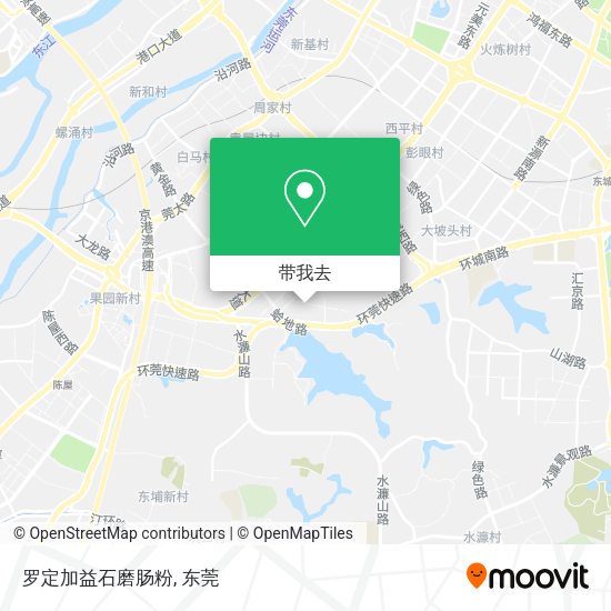 罗定加益石磨肠粉地图