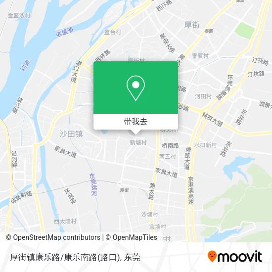 厚街镇康乐路/康乐南路(路口)地图