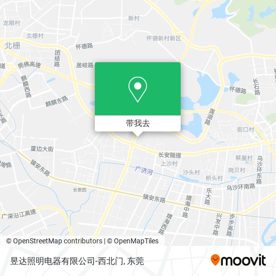 昱达照明电器有限公司-西北门地图