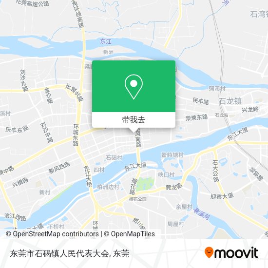 东莞市石碣镇人民代表大会地图