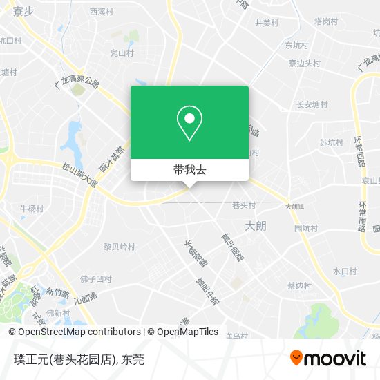 璞正元(巷头花园店)地图
