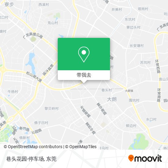 巷头花园-停车场地图