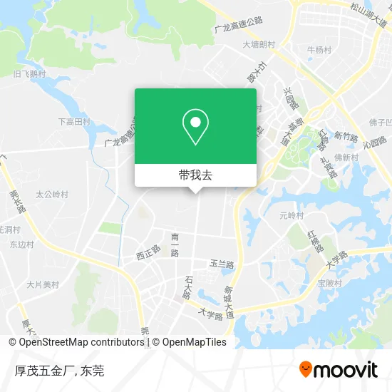厚茂五金厂地图