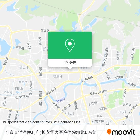 可喜喜洋洋便利店(长安霄边医院住院部北)地图