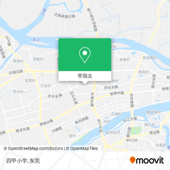 四甲小学地图