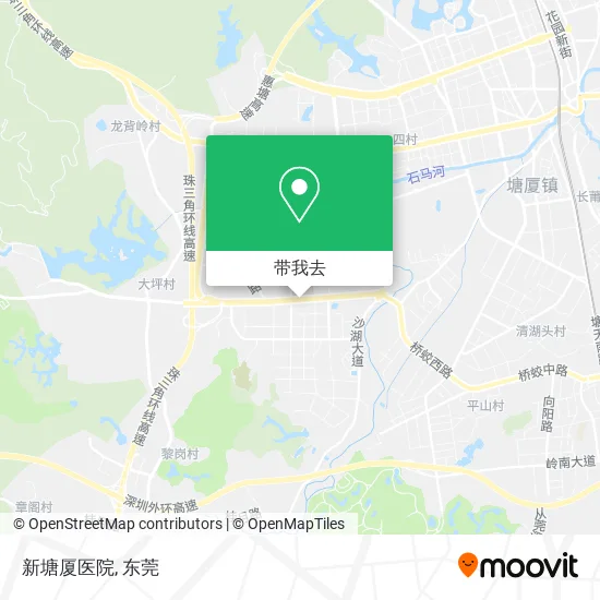 新塘厦医院地图