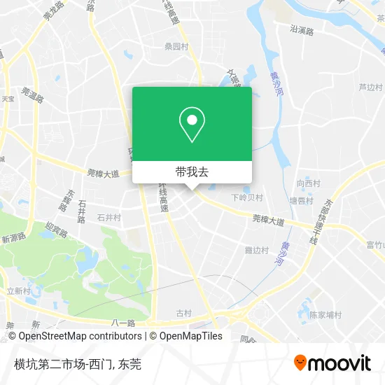 横坑第二市场-西门地图