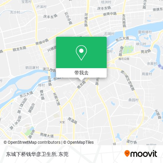 东城下桥钱华彦卫生所地图