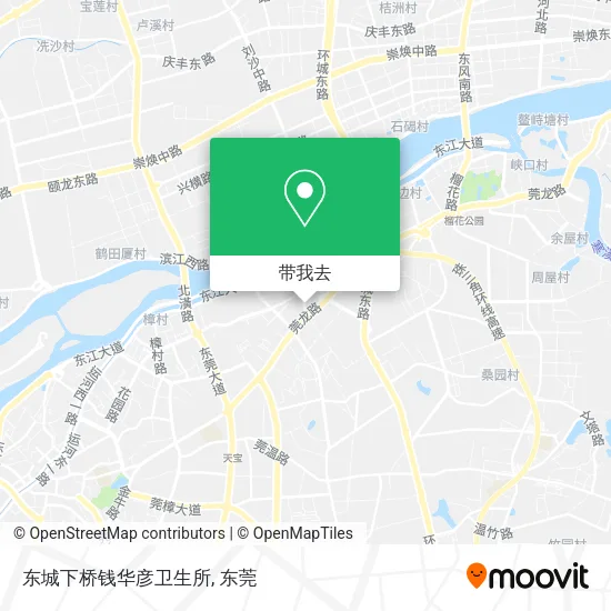 东城下桥钱华彦卫生所地图