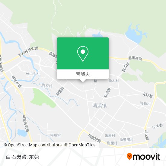 白石岗路地图