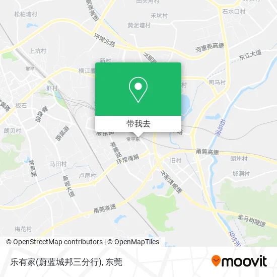 乐有家(蔚蓝城邦三分行)地图