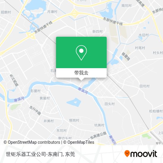 世钜乐器工业公司-东南门地图