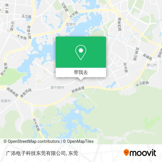 广添电子科技东莞有限公司地图