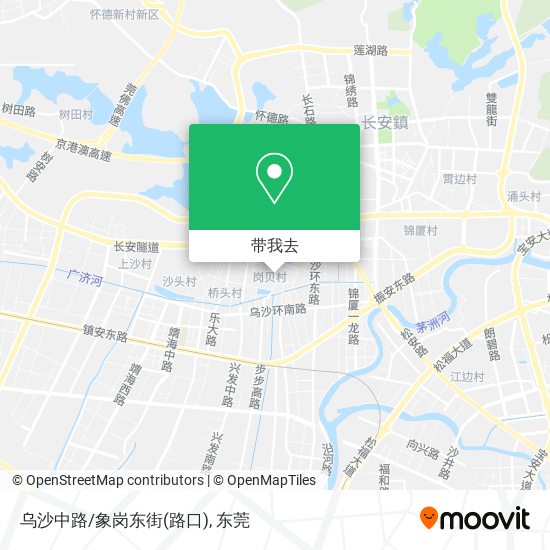 乌沙中路/象岗东街(路口)地图