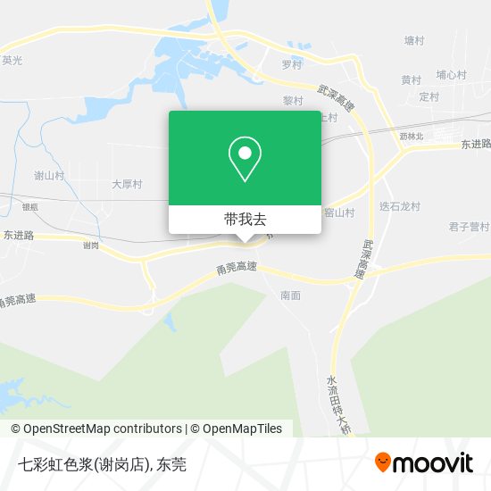 七彩虹色浆(谢岗店)地图