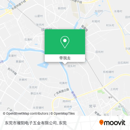 东莞市璨阳电子五金有限公司地图