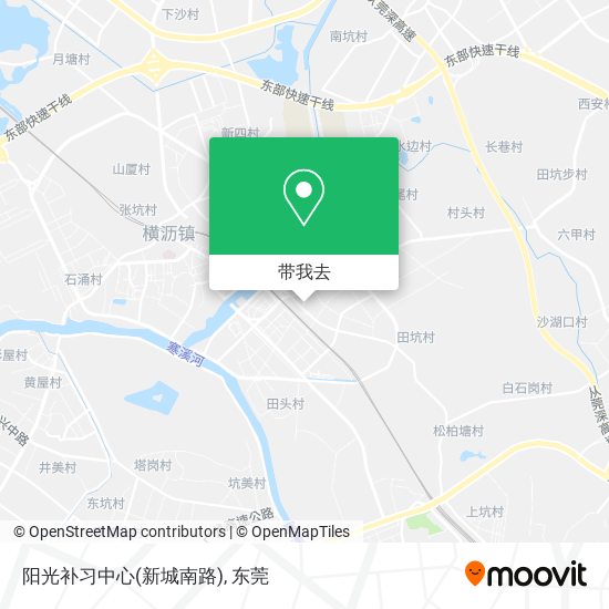 阳光补习中心(新城南路)地图