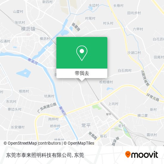 东莞市泰来照明科技有限公司地图