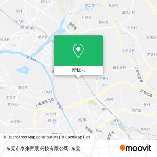 东莞市泰来照明科技有限公司地图