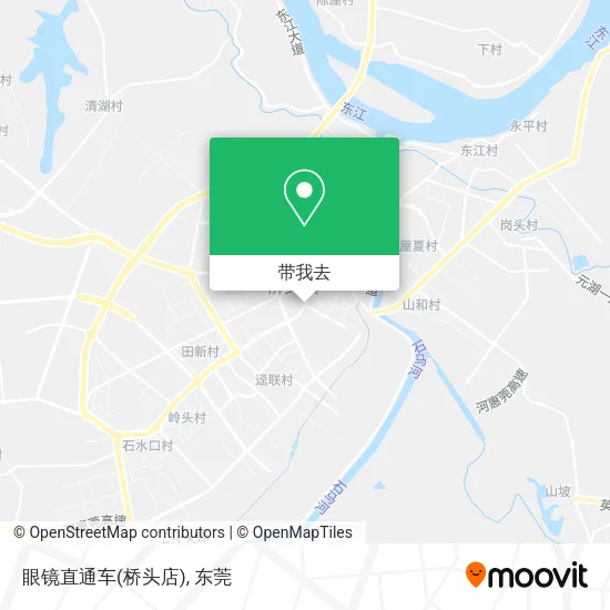 眼镜直通车(桥头店)地图