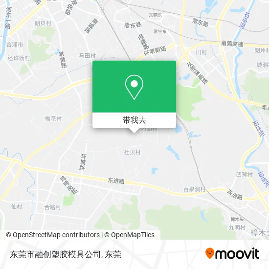 东莞市融创塑胶模具公司地图
