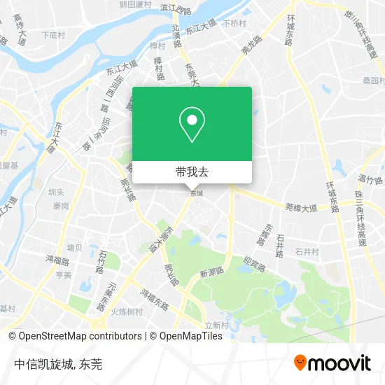 中信凯旋城地图