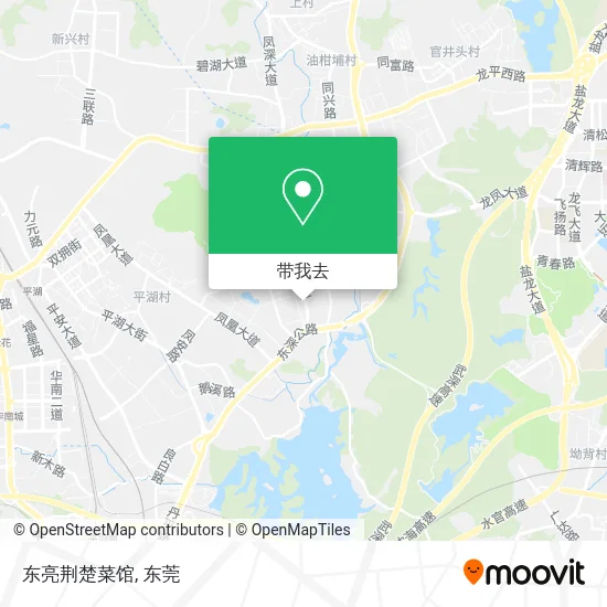 东亮荆楚菜馆地图