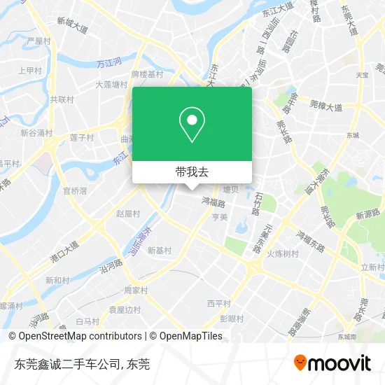 东莞鑫诚二手车公司地图
