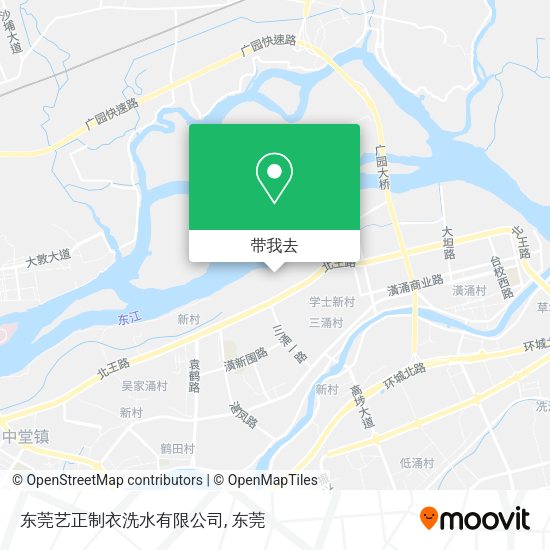 东莞艺正制衣洗水有限公司地图