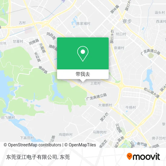 东莞亚江电子有限公司地图