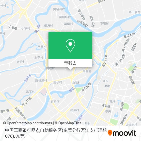 中国工商银行网点自助服务区(东莞分行万江支行理想076)地图