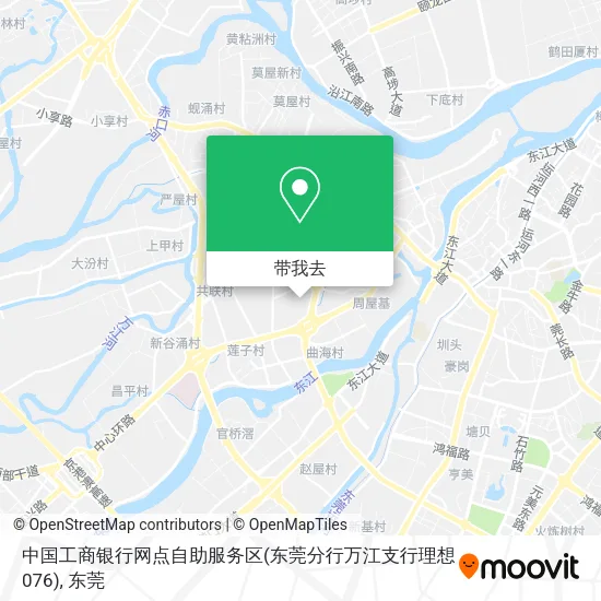 中国工商银行网点自助服务区(东莞分行万江支行理想076)地图