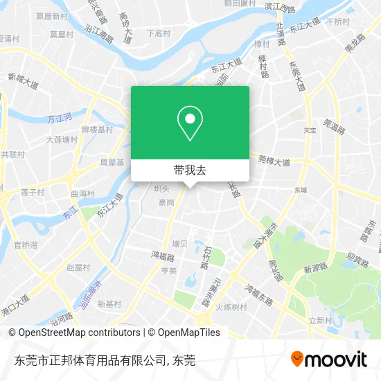 东莞市正邦体育用品有限公司地图