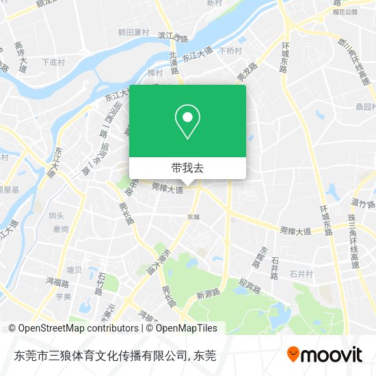 东莞市三狼体育文化传播有限公司地图