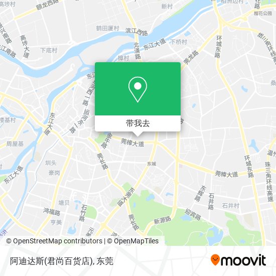 阿迪达斯(君尚百货店)地图