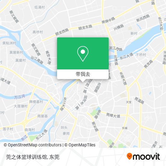 莞之体篮球训练馆地图