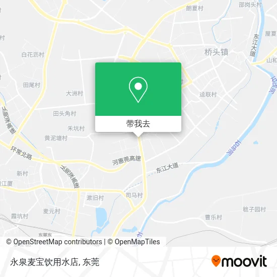 永泉麦宝饮用水店地图