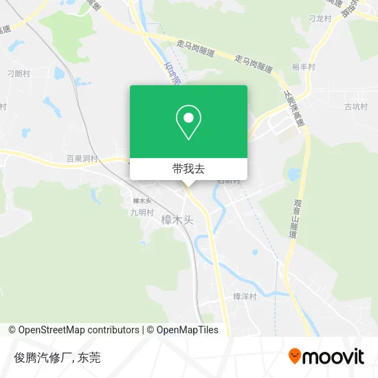 俊腾汽修厂地图
