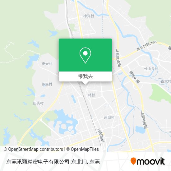 东莞讯颖精密电子有限公司-东北门地图
