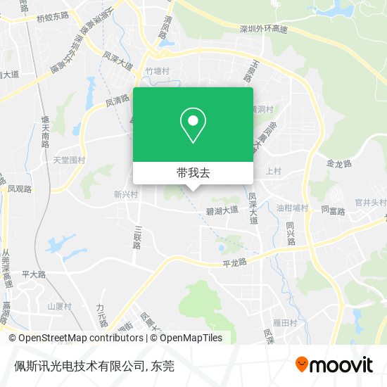 佩斯讯光电技术有限公司地图