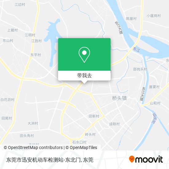 东莞市迅安机动车检测站-东北门地图
