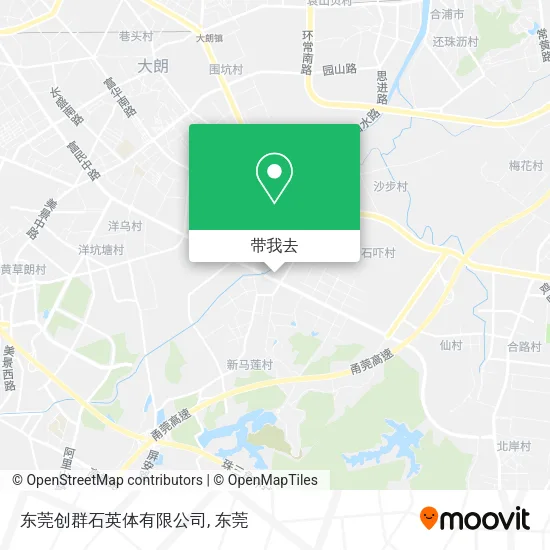 东莞创群石英体有限公司地图