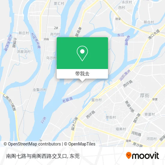 南阁七路与南阁西路交叉口地图