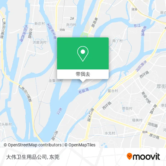 大伟卫生用品公司地图