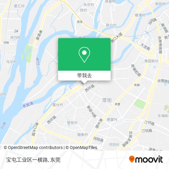宝屯工业区一横路地图
